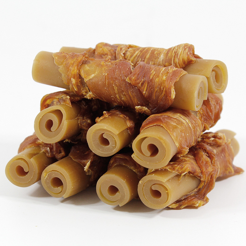 Wal-Mart resistente a la mordida, bocadillos de mascotas, palillos de limpiador de dientes, pollo, mantequilla de maní, hueso, paquete pequeño, dientes molares, carne y hueso