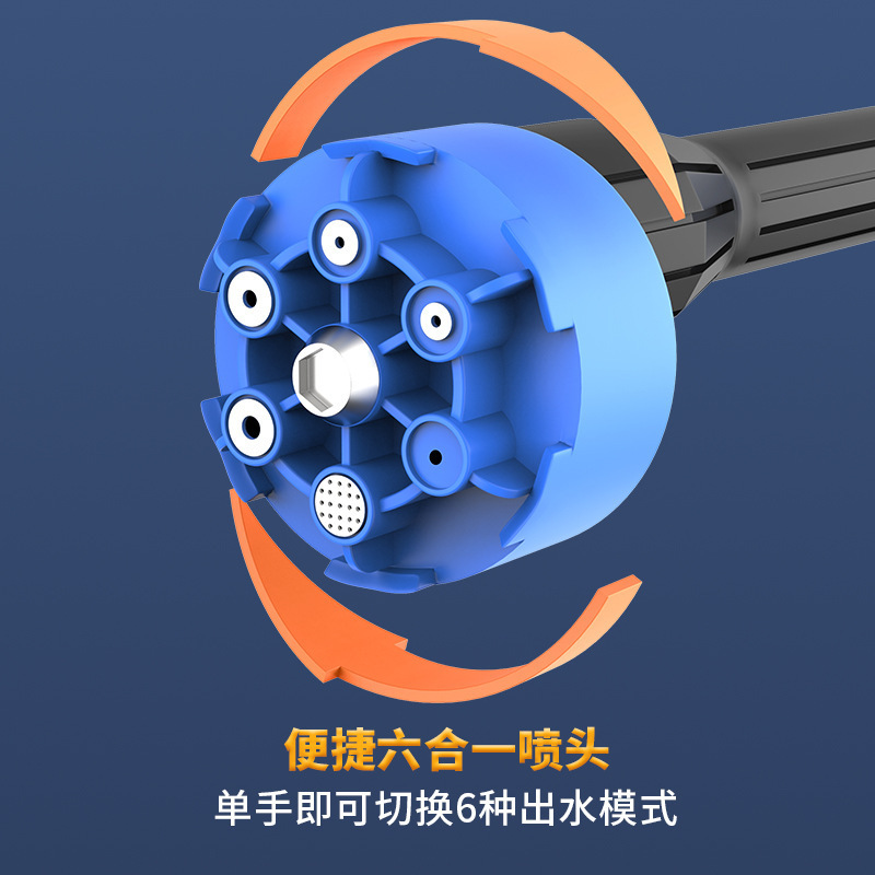 Nueva pistola de agua de lavado de autos inalámbrica, pistola de agua de alta presión de riego de flores de jardín doméstico portátil, lavadora de autos de alta potencia de mano image 3