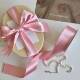 Korean Silver Double-Sided Mercerized Ribbon Ribbon High-End Metal Satin Bow Hair Accessories Headdress Clothing Accessories