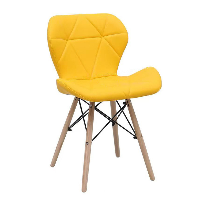 Silla de radar de bolsa blanda, diseño creativo, cafetería, tienda de té con leche, silla de comedor para el hogar, silla Eames, silla de mariposa de bolsa blanda