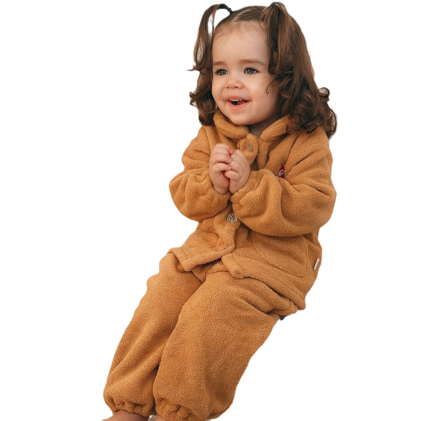 Conjuntos de ropa de algodón cálida para niños y niñas europeos y americanos de otoño e invierno, pijamas y chaquetas gruesas de invierno con relleno de algodón para niñas.