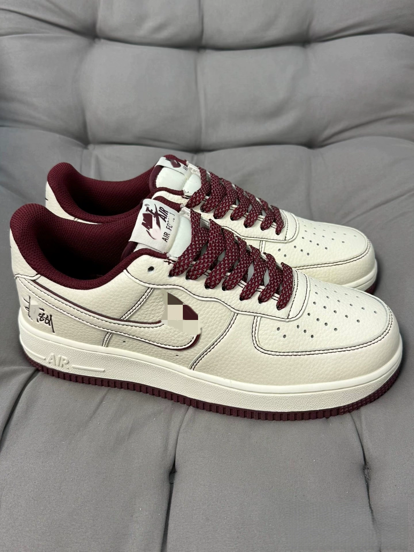 Nike Air Force 1, белые кроссовки, кроссовки для мужчин и женщин, кожаные низкие спортивные туфли, кожа буйвола