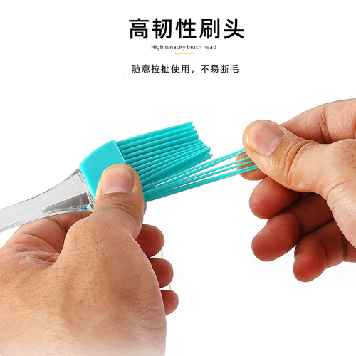 Silicone Kitchen Pancake Spatula, Cooking Baking Brush, Home Use, High-Temperature Resistant, Non- shedding BBQ Brush
