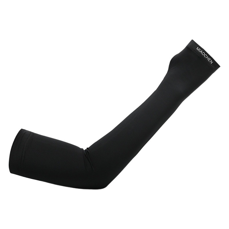 Summer Sunscreen Sleeves Men's Ice Sleeves Ice Silk Hand Sleeves Cool Breathable Summer Anti-UV Outdoor Riding Armguards