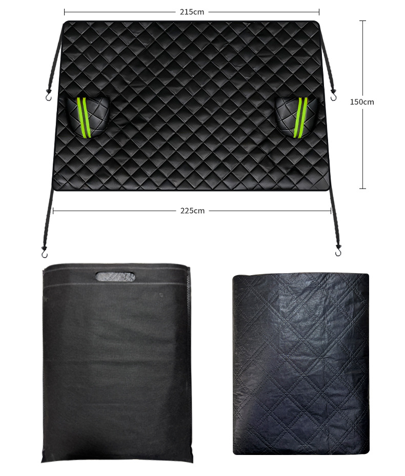 Car Snow Shield Front Windshield Thickeneded Antifreeze Cover Snow Shield Winter Anti-Frost Antifreeze Snow Car Cover Winter