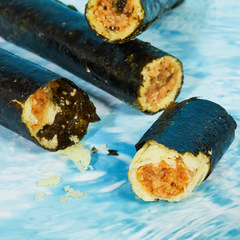 Grandma's Handmade Seaweed Roll Snack 50g Egg Roll Traditional Pastry Small Snack Manufacturer Wholesale