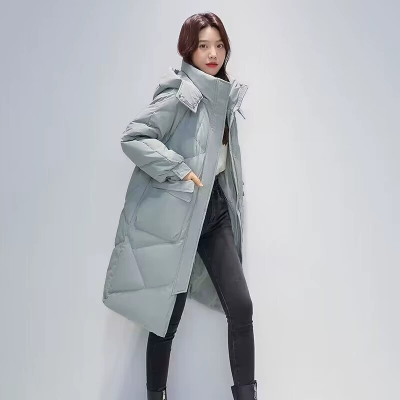 Бренд 1 Тренд длинная пуховик oversize западный стиль, мультицветные варианты