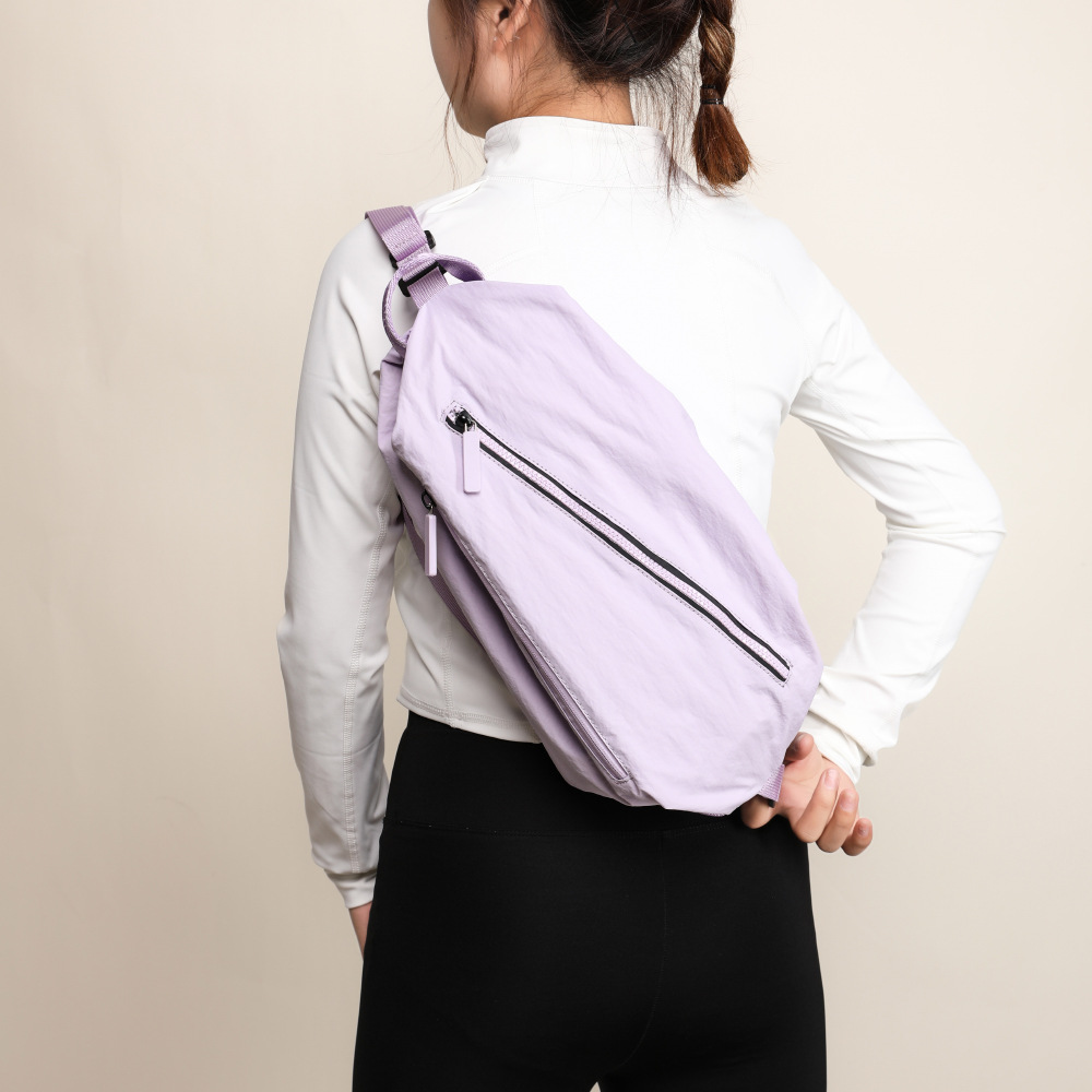 Nieuwe nylon crossbody multifunctionele fitnesstas met grote capaciteit borsttas voor mannen en vrouwen met rugzakken_voghion.com