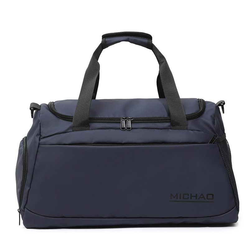 Bolsa de ejercicios bolsa de viaje de zapato independiente bolsa de natación seca y húmeda separación bolsa de yoga bolsa de transporte inclinada impresa logotipo desgaste