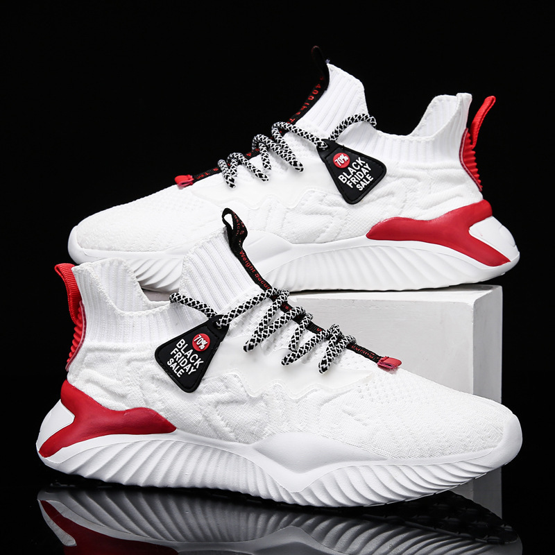 Wholesale Breathable Knitted Running Sports Shoes, Korean Fashion Casual Soft Sole Mesh Dad Sneakers, Street Style Men's Shoes Wholesale Breathable Knitted Running Sports Shoes, Korean Fashion Casual Soft Sole Mesh Dad Sneakers, Street Style Men's Shoes