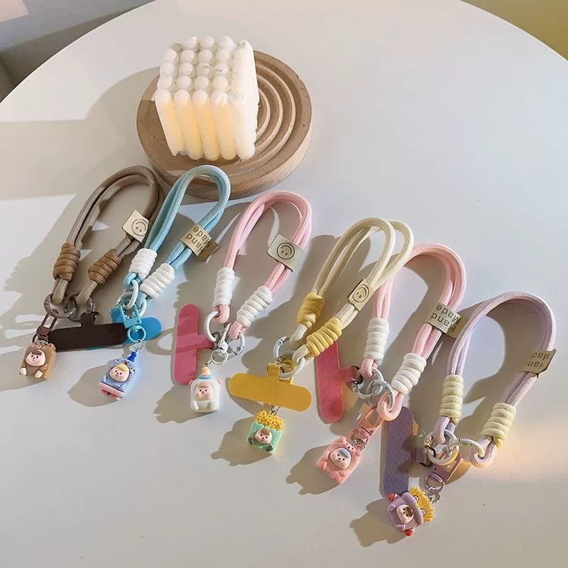 Мобильный телефон веревка новая плетеная веревка на запястье «сделай сам» анти-потерянная цепочка для мобильного телефона цветная камера ccd ремешок для мобильного телефона подвеска чехол для мобильного телефона