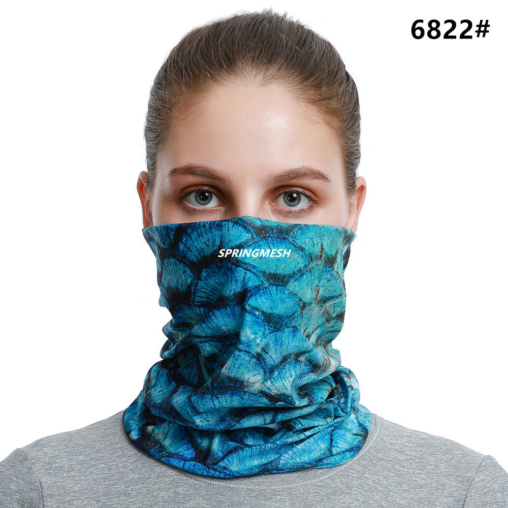 New Foreign Trade Fishing Magic Headscarf Scarf with Breathable Holes, Sun Protection Sleeves, Camouflage Headscarf, Fishing Sun Protection, Lure Fishing