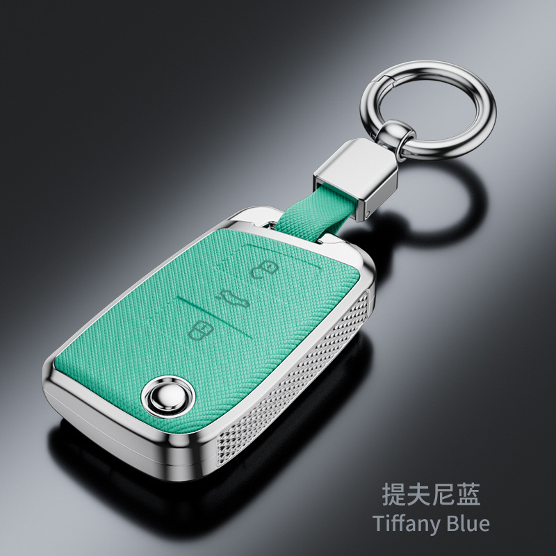 SuitabLe for VoLkswagen Sagitar Tiguan L Lavida Santana Bora Tanyue Passat Cross Pattern FashionabLe Key Cover