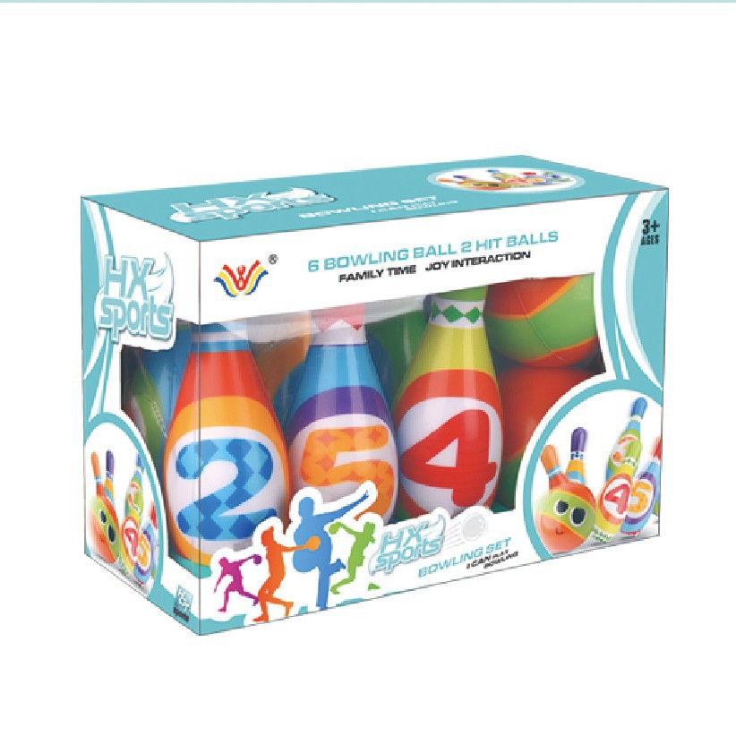 Juguetes de bolos para niños traje bebé padre-hijo Deportes 3-6 años al aire libre interior extra grande ocio bola entrega