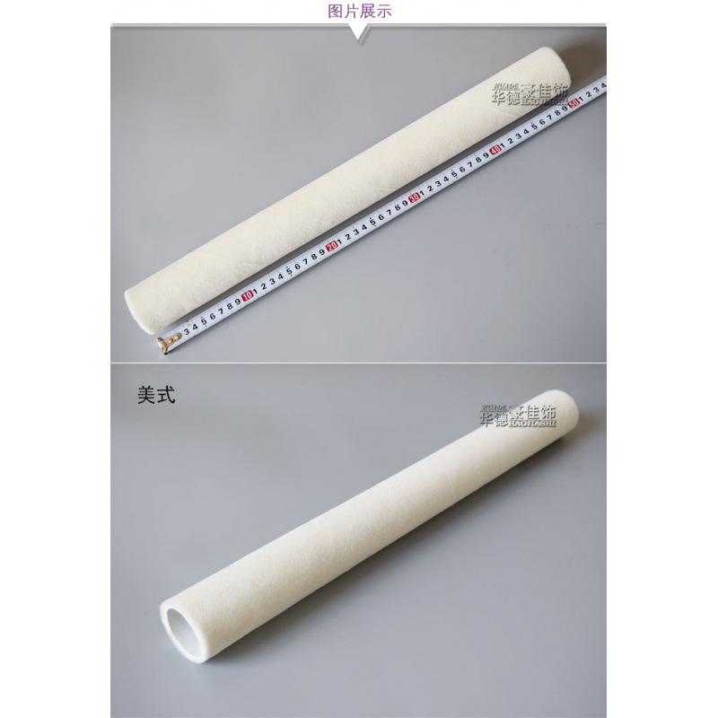 Huade 20 pulgadas 22 cepillos de rodillo de pintura de lana real alargados Cabello corto Cabello fino Cubierta de lana ensanchada Máquina Cepillo de piso Aceite