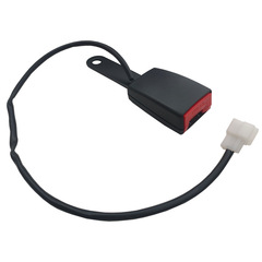 廠家直供帶導線汽車安全帶底座鎖扣 開關報警器 帶導線15厘米底座