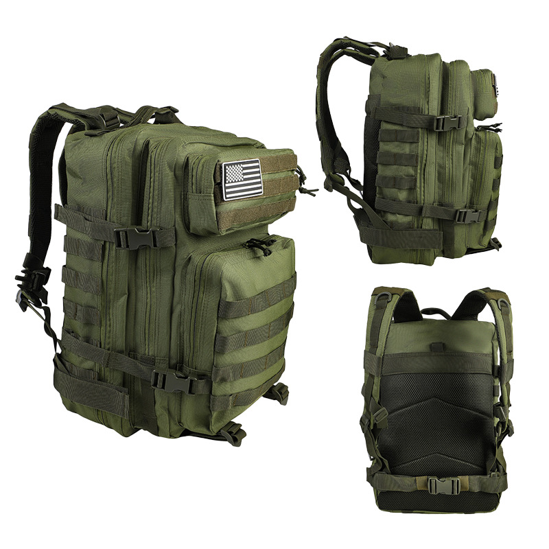 Cross-Border Outdoor Tactical Backpack, Large-Capacity Hiking and Camping Tactical Backpack, Outdoor Tactical Assault Bag