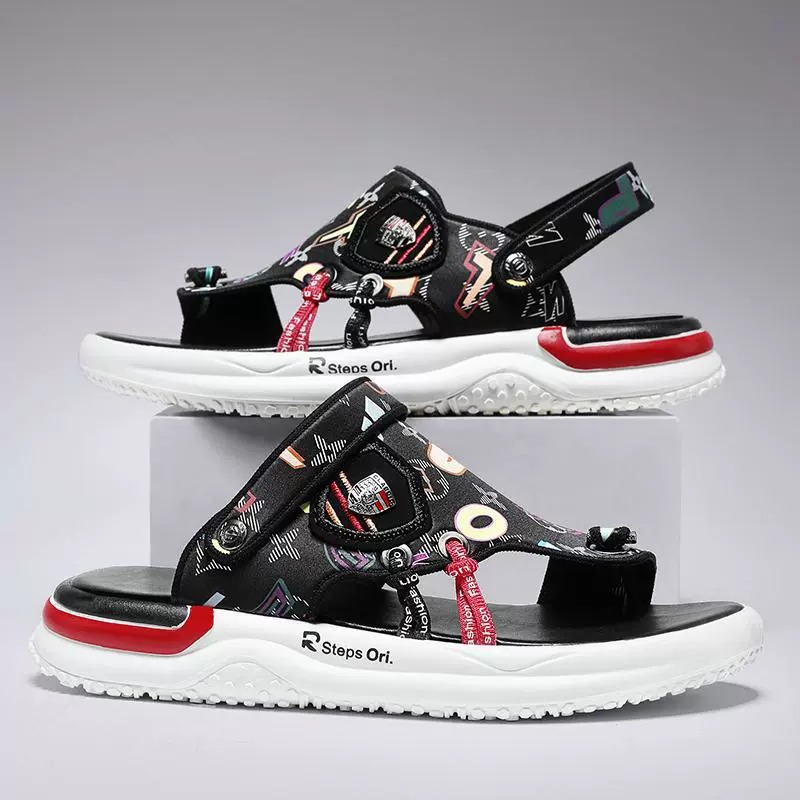 2025 новые летние универсальные удобные сандалии и тапочки, универсальные дышащие модные трендовые туфли без шнуровки