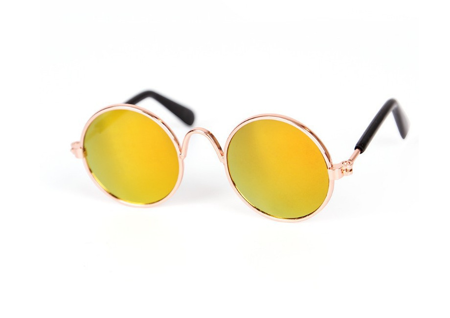 Fábrica directa perros gatos gafas de mascota tendencia creativa juguetes gafas de sol accesorios super lindos mini