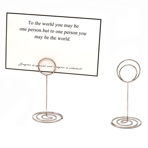 85mm Peacock Round Greeting Card Holder Metal Hotel Table Number Sign Stand Seat Clip Business Card Holder Gold Sticky Note Clip