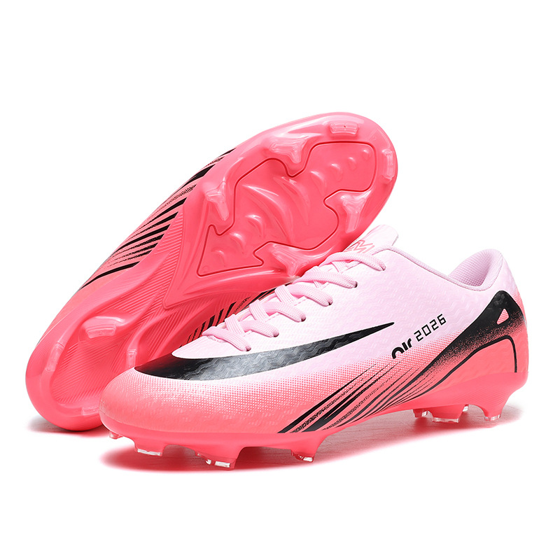2025 nuevo transfronterizo para estudiantes de moda infantil zapatos de clavos largos zapatos de fútbol juvenil fábrica de zapatos de fútbol