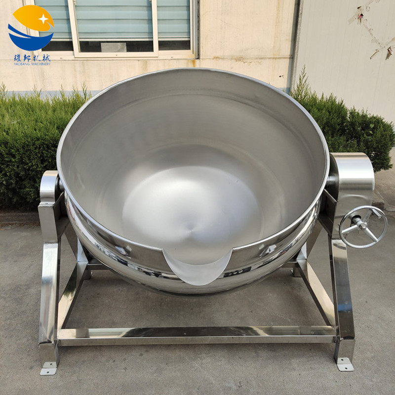 300L果脯浸糖锅 带保温不锈钢大型小龙虾煮锅 商用蒸汽加热卤制锅