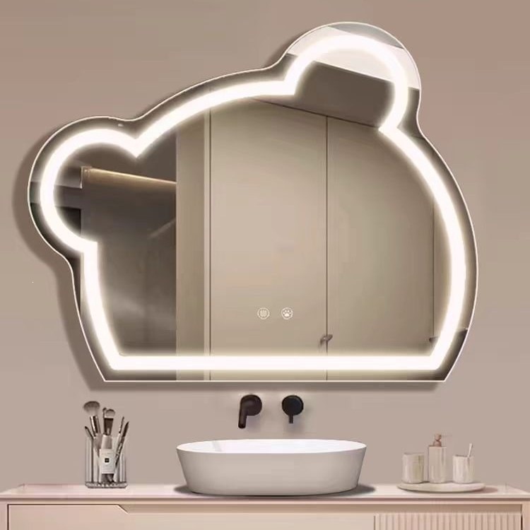 Espejo de baño, espejo de baño, espejo de maquillaje, espejo de maquillaje, espejo LED inteligente