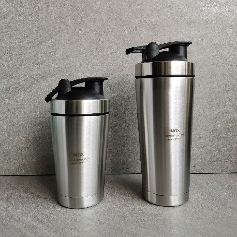 316 Stainless Steel Shaker Cup Fitness Sports Water Cup Portable Cup with Scale Protein Shaker Cup Direct from Manufacturer