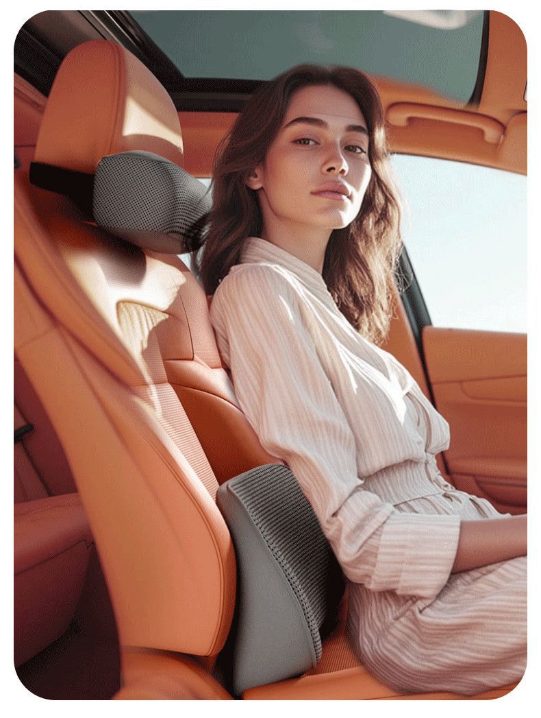 Suitable for AITO M6, same style as the mall's lumbar support, headrest, neck support, and waist support, car interior accessories, must-buy parts for new car modification