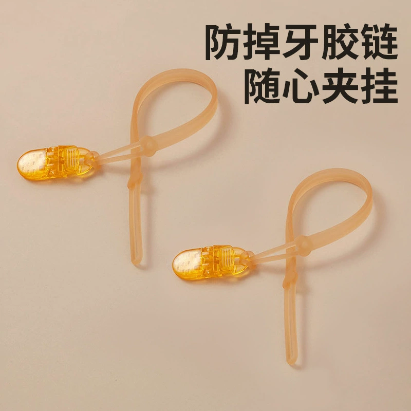 Детский зажим для соски, цепочка против падения, цепочка для прорезывания зубов из ПК, силиконовая цепочка для соски, соска для кормления, защита от падения