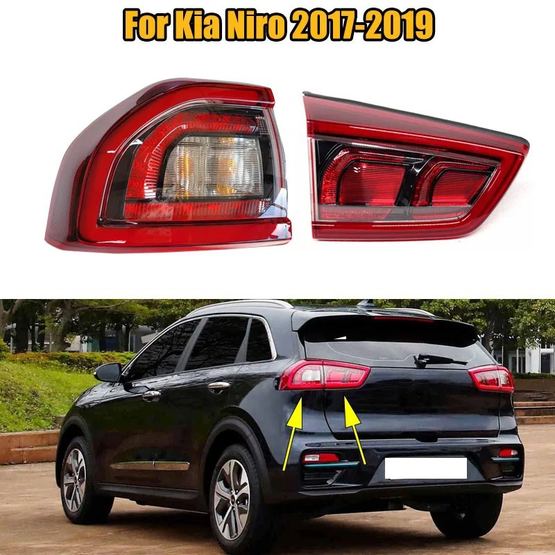 Aplicable a las luces traseras de importación Kia Ji-Rui NIRO, luces traseras externas, luces traseras de dirección, luces traseras combinadas, ensamblaje de faro