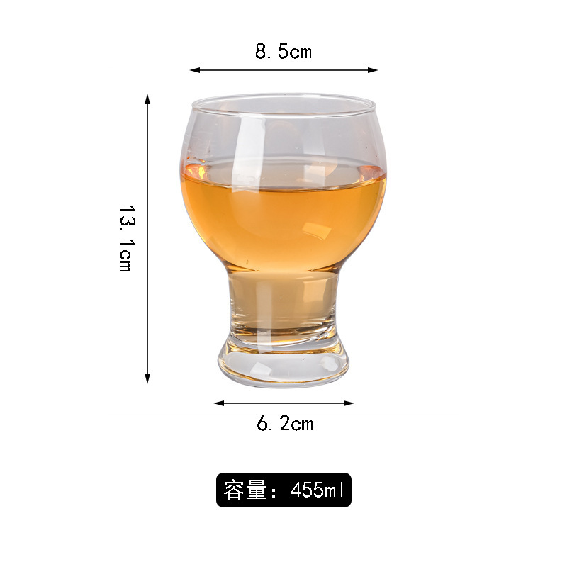 Taza de cerveza de vidrio grande, taza especial de cerveza artesanal gruesa, taza de cerveza de red, taza de cerveza de gran capacidad de personalidad creativa