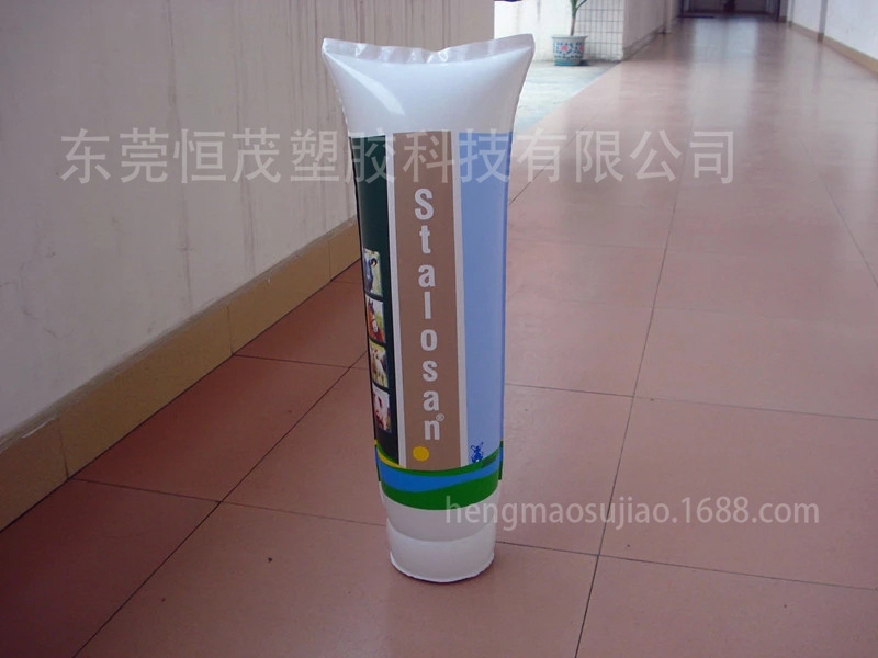 定做 防嗮霜充气广告瓶 PVC充气瓶子模型 广告瓶子