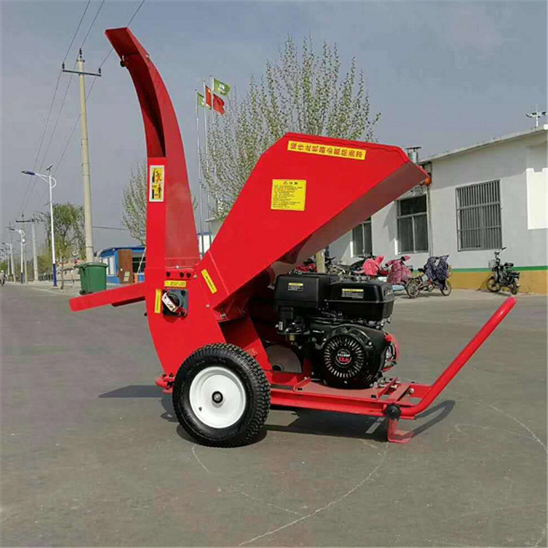 干鲜两用树枝粉碎机 农场果园枝条树杈破碎机 移动式碎枝还田机
