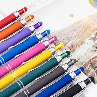 Cross-border manufacturers spot wholesale Metal Ballpoint Pen rotating ballpoint pen metal neutral pen advertising pen can print logo