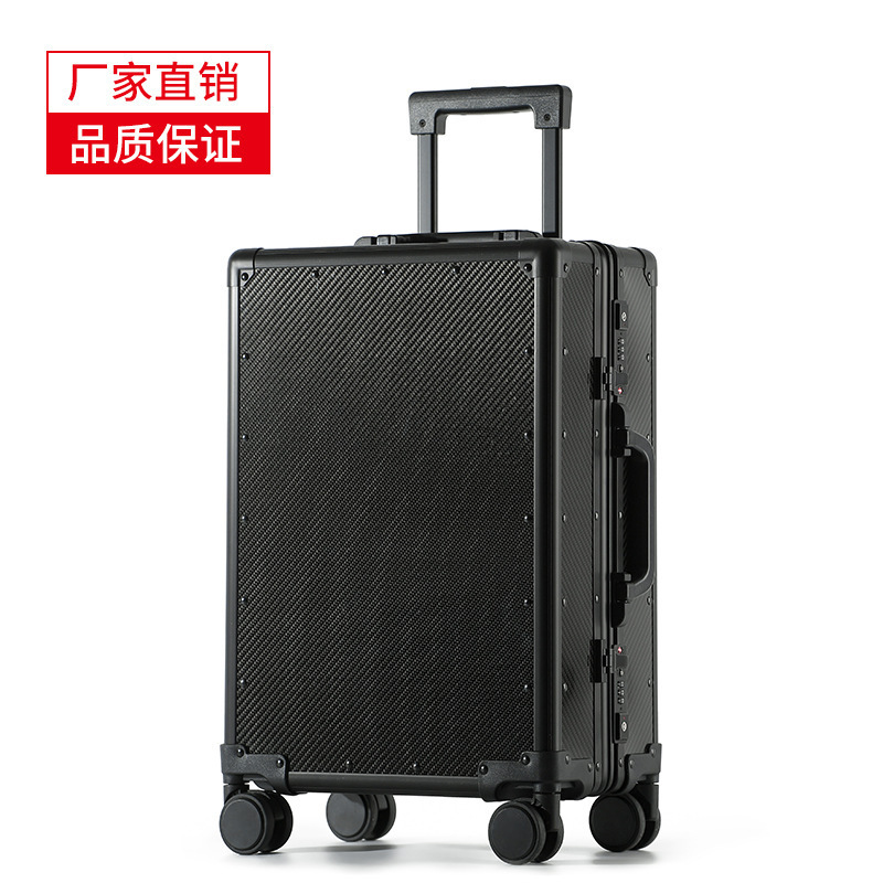 New full carbon fiber luggage case ultra-light trolley case advanced sense 20 inch boarding case suitcase super smooth
