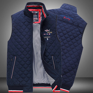 Kendi Shark Cotton Vest Men's Young and Middle-aged Cotton Fashionable Warm Men's Vest Top Autumn and Winter Coat 888