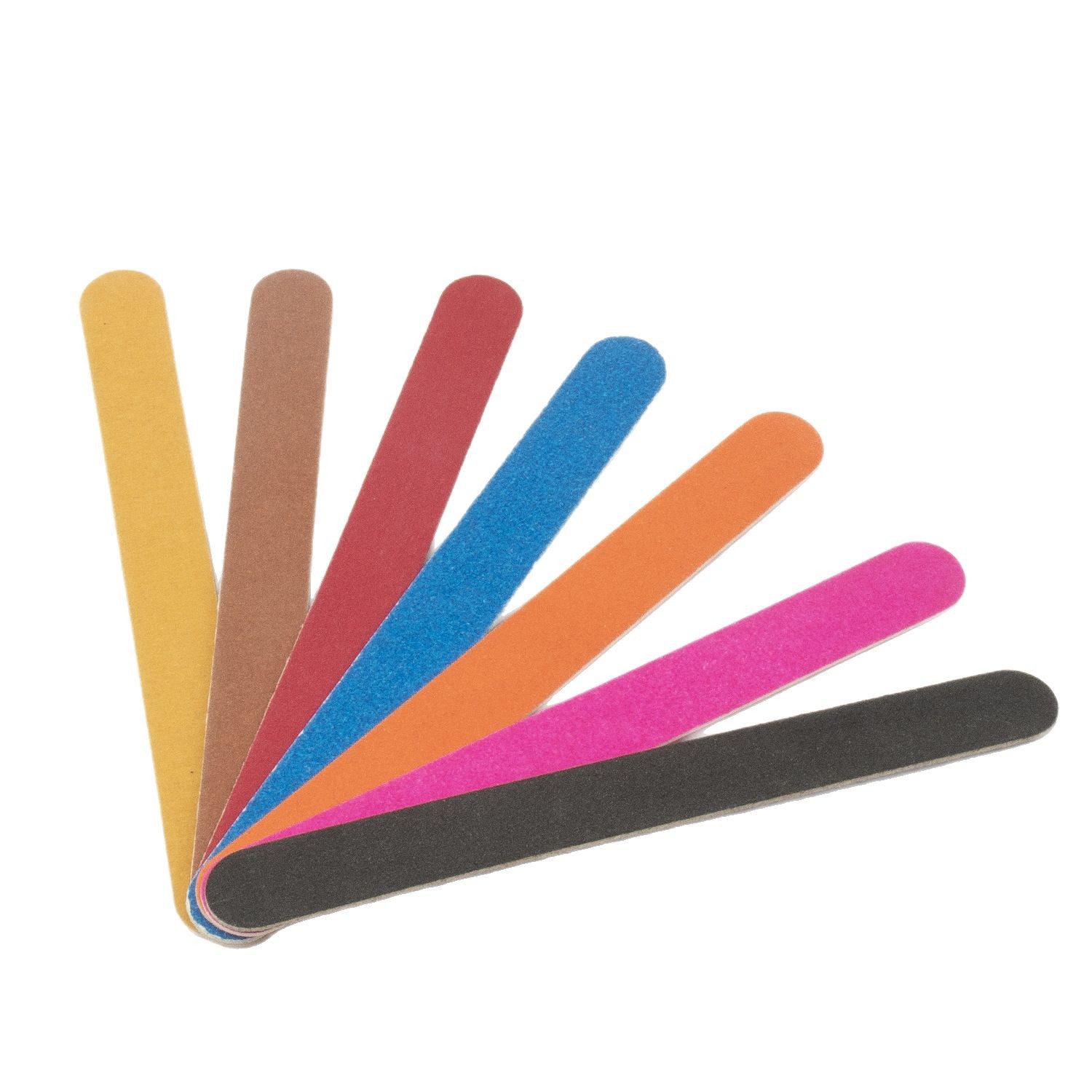 En stock al por mayor de papel de lija de madera lima de uñas de pulido de madera chip de archivo de lija ultra-delgada Archivo de papel de lija 100/180