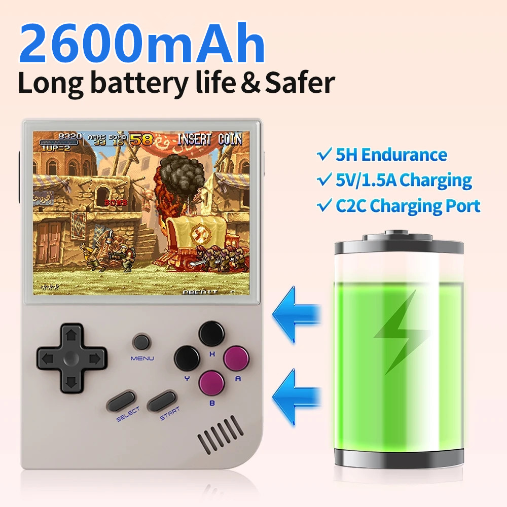 RG35XX Consola de juegos 2024 GBA Pocket Lunx Ajo PSP Arcade Game Box Pocket Consola de juegos