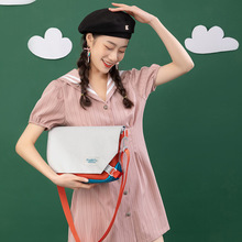 帆布包女夏设计感小众邮差包2025新款出走休闲百搭ins单肩斜挎包