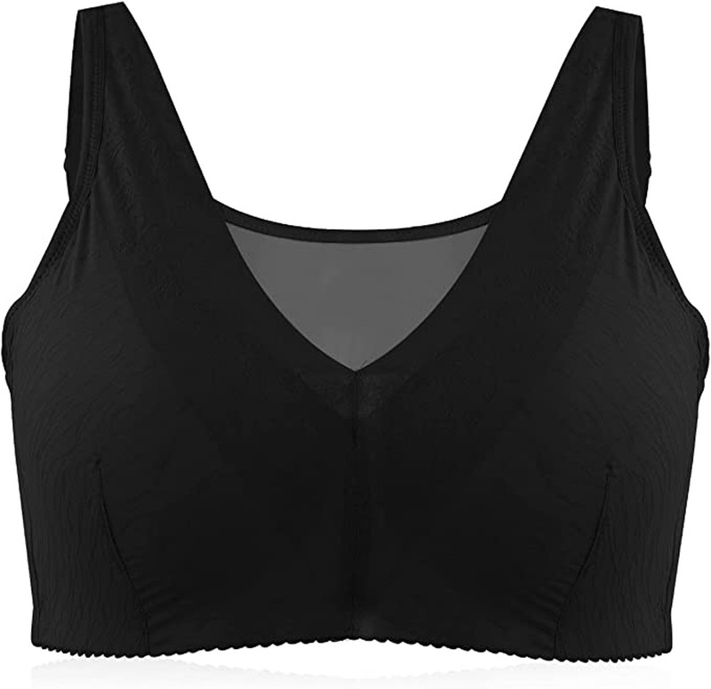 Mastectomy Bra with Pocket Fake Bra Silicone Breast Prosthology Special Bra Underwear Women's Postoperative without Steel Ring