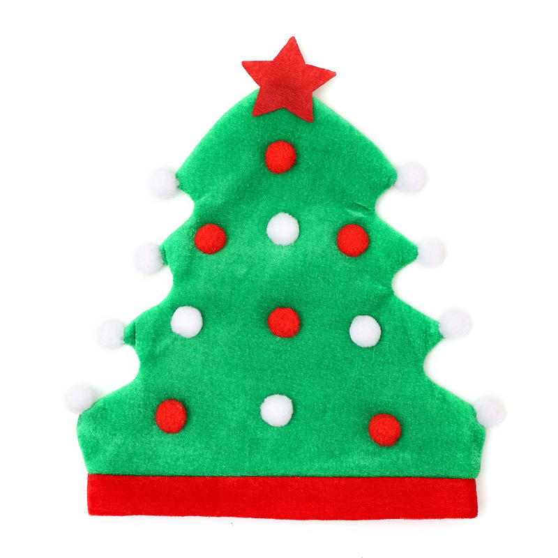 Amazon cross-border new Christmas tree hat creative party hat decoration elf Christmas hat wholesale