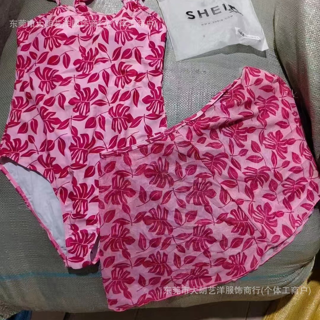 SHEIN comercio exterior transfronterizo trajes de baño divididos europeos y estadounidenses trajes de baño de gran tamaño de mujer miscelánea mezcla al por mayor productos finales