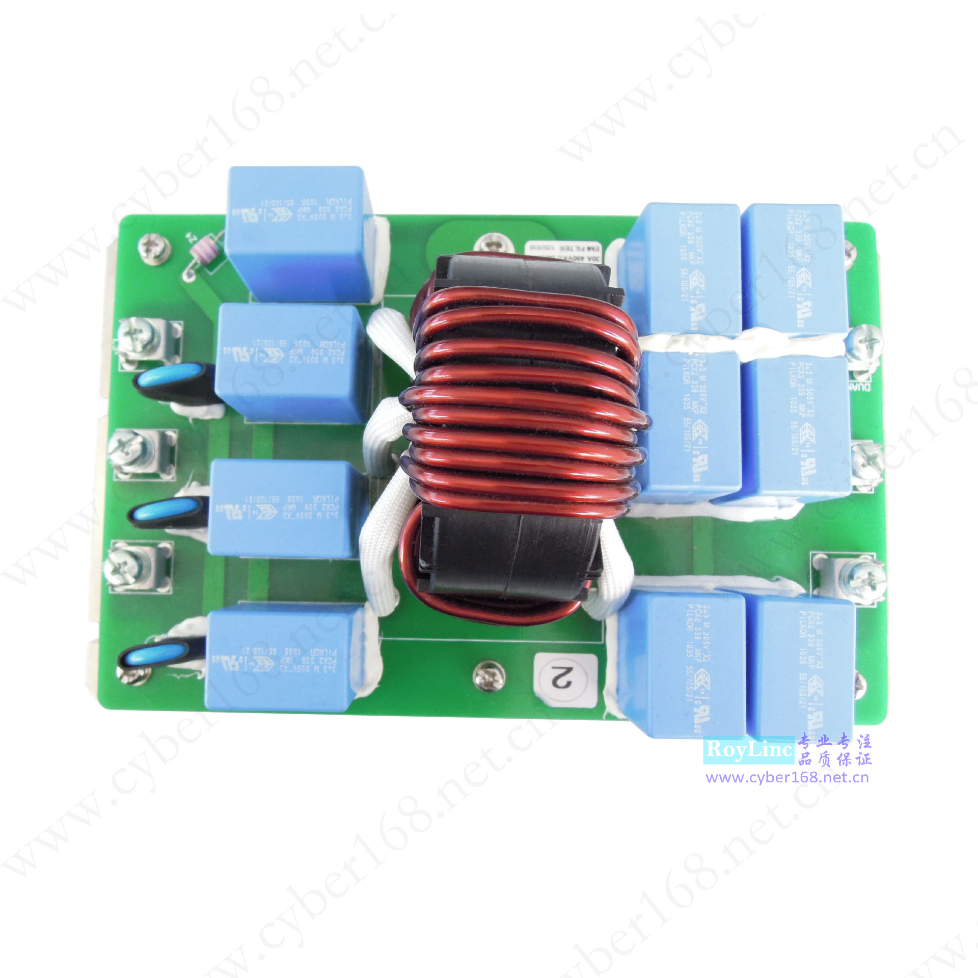 中央空调用 Tyco Corcom PCB 抗电磁辐射干扰方案三相滤波器