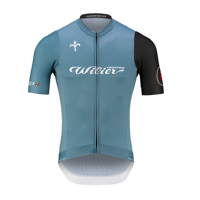 Cross-Border Wilier Vintage Men's Short-Sleeved Tops Road Cycling Jersey Quick-Drying and Breathable