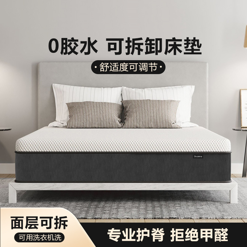 偏硬护脊3E环保椰棕床垫席梦思家用租房公寓静音弹簧拆洗工厂直销