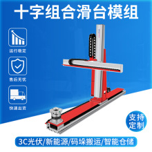 时海xy轴移动线性双轨模组 十字平移同步单驱龙门立式检测滑台