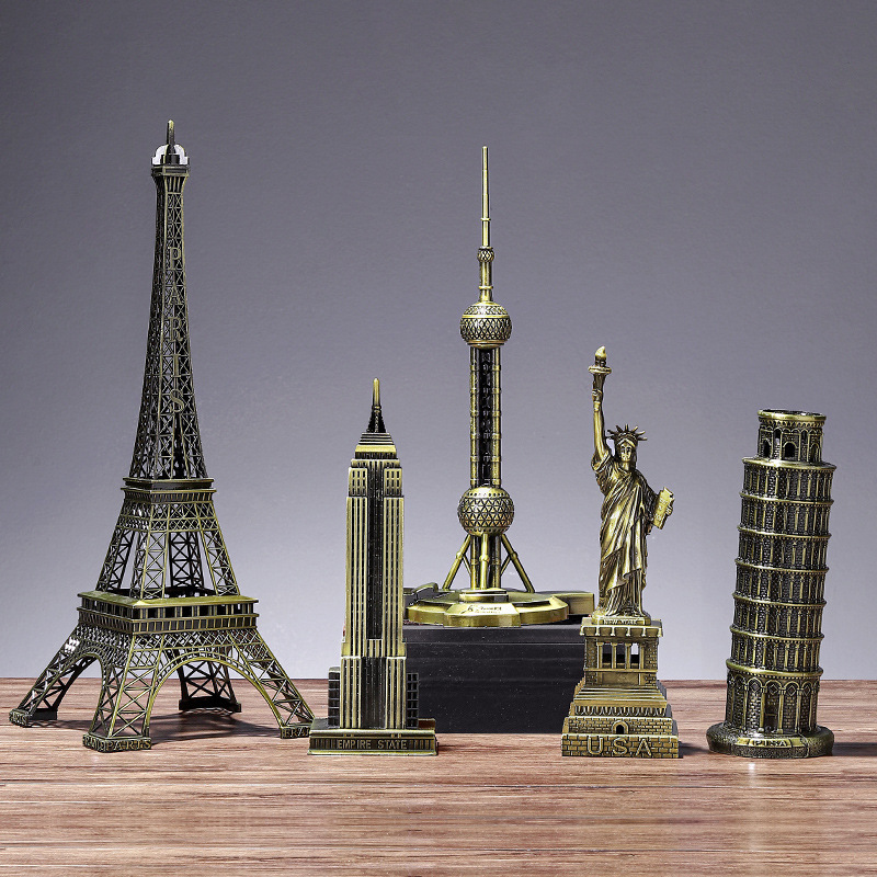 Paris Eiffel Tower model decorations creative home furnishings bedroom living room small wine cabinet TV cabinet