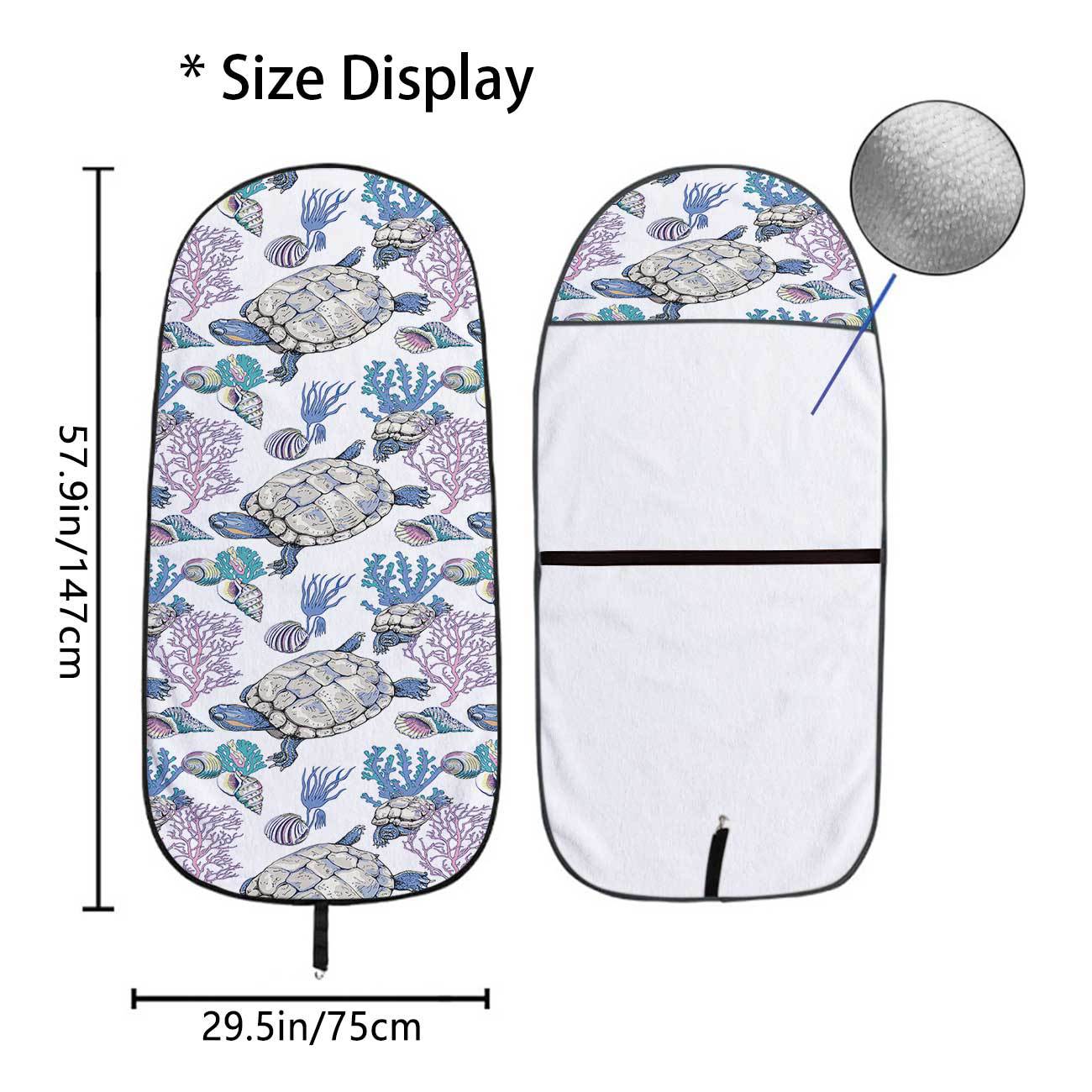 Marine seat towel cover front seat protector suitable for gym and exercise, universal for all seasons and car use
