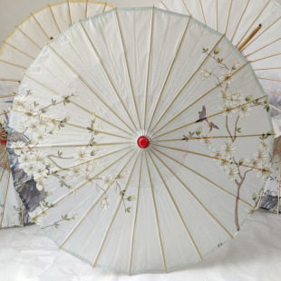 Chinese-Style Tang-Style Rainproof and Sunproof Oil-Paper Umbrella for Women, Classical Dance Umbrella, Hanfu Umbrella, Cheongsam Waterproof Umbrella